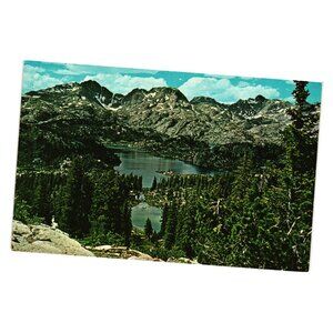 Cook Lakes Wind River Range Colorado Postcard Vintage Scenic Landscape Unused